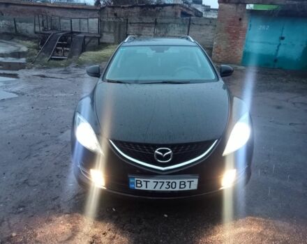 Чорний Мазда 6, об'ємом двигуна 2 л та пробігом 310 тис. км за 6650 $, фото 1 на Automoto.ua