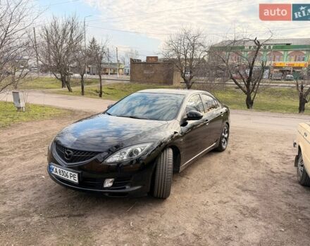 Черный Мазда 6, объемом двигателя 2.49 л и пробегом 215 тыс. км за 8000 $, фото 1 на Automoto.ua