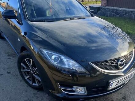 Черный Мазда 6, объемом двигателя 2 л и пробегом 99 тыс. км за 9200 $, фото 1 на Automoto.ua