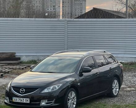 Черный Мазда 6, объемом двигателя 2 л и пробегом 135 тыс. км за 5950 $, фото 1 на Automoto.ua