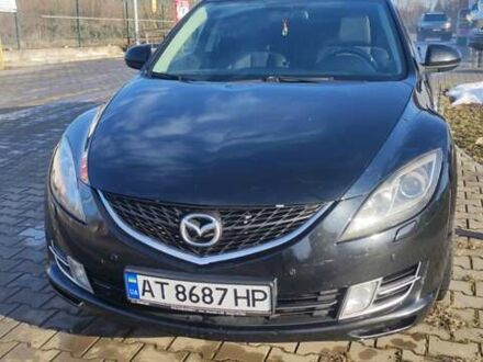 Черный Мазда 6, объемом двигателя 2 л и пробегом 340 тыс. км за 6249 $, фото 1 на Automoto.ua