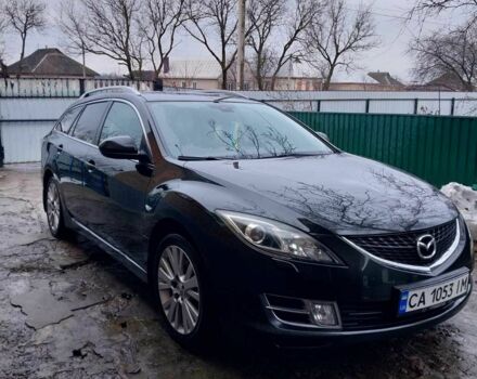 Черный Мазда 6, объемом двигателя 1.8 л и пробегом 300 тыс. км за 6000 $, фото 1 на Automoto.ua
