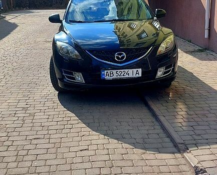 Черный Мазда 6, объемом двигателя 1.8 л и пробегом 280 тыс. км за 6800 $, фото 1 на Automoto.ua
