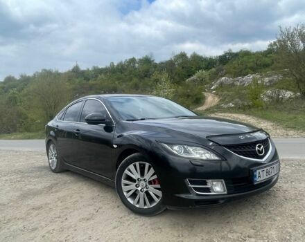 Черный Мазда 6, объемом двигателя 2 л и пробегом 270 тыс. км за 6400 $, фото 1 на Automoto.ua