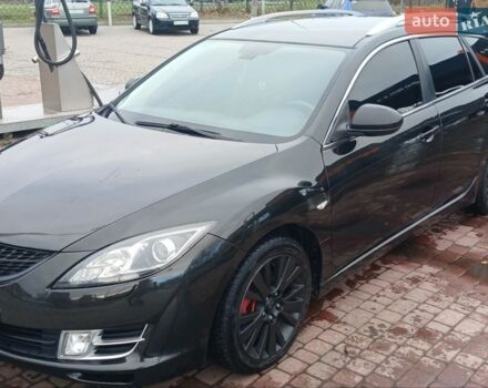 Черный Мазда 6, объемом двигателя 2 л и пробегом 229 тыс. км за 7100 $, фото 1 на Automoto.ua