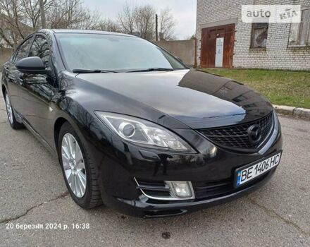 Чорний Мазда 6, об'ємом двигуна 2 л та пробігом 188 тис. км за 7199 $, фото 1 на Automoto.ua