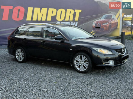 Черный Мазда 6, объемом двигателя 2 л и пробегом 331 тыс. км за 5800 $, фото 1 на Automoto.ua