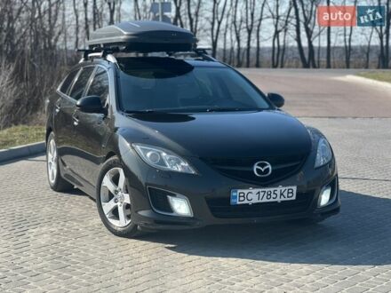 Черный Мазда 6, объемом двигателя 2.2 л и пробегом 268 тыс. км за 6499 $, фото 1 на Automoto.ua