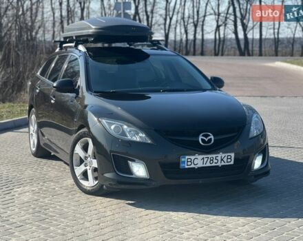 Черный Мазда 6, объемом двигателя 2.2 л и пробегом 268 тыс. км за 6499 $, фото 1 на Automoto.ua