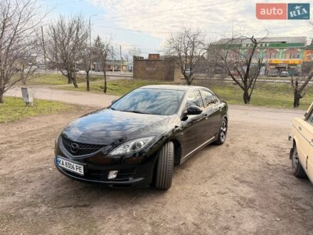 Черный Мазда 6, объемом двигателя 2.49 л и пробегом 217 тыс. км за 7700 $, фото 1 на Automoto.ua