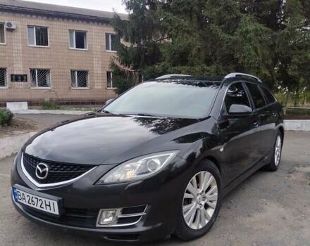 Черный Мазда 6, объемом двигателя 2 л и пробегом 250 тыс. км за 5500 $, фото 1 на Automoto.ua