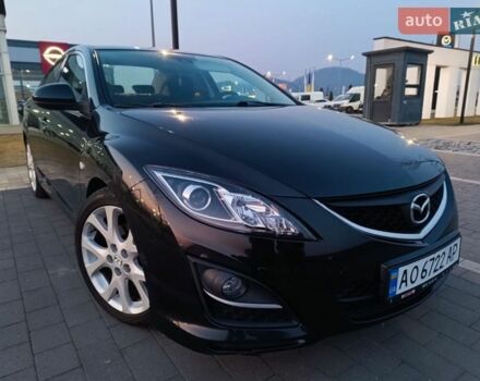 Черный Мазда 6, объемом двигателя 2 л и пробегом 282 тыс. км за 6000 $, фото 1 на Automoto.ua