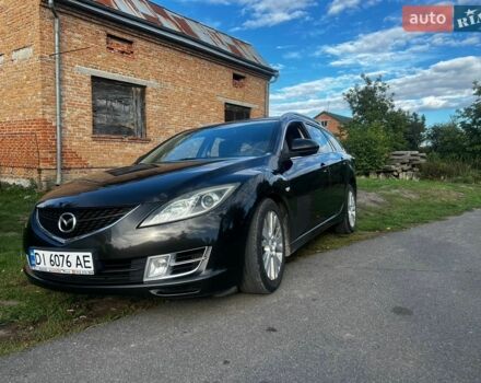 Черный Мазда 6, объемом двигателя 2 л и пробегом 246 тыс. км за 5500 $, фото 1 на Automoto.ua