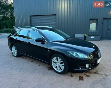 Черный Мазда 6, объемом двигателя 2 л и пробегом 314 тыс. км за 5200 $, фото 1 на Automoto.ua