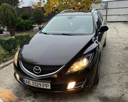 Черный Мазда 6, объемом двигателя 2 л и пробегом 350 тыс. км за 7000 $, фото 1 на Automoto.ua