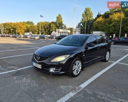 Черный Мазда 6, объемом двигателя 2 л и пробегом 234 тыс. км за 6400 $, фото 1 на Automoto.ua