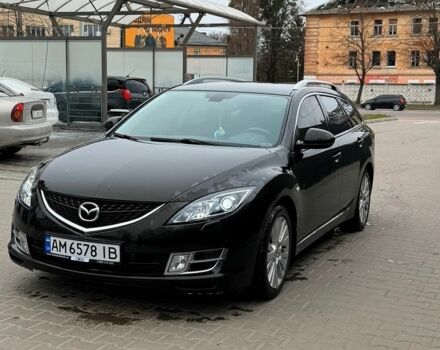 Чорний Мазда 6, об'ємом двигуна 2 л та пробігом 313 тис. км за 6500 $, фото 1 на Automoto.ua