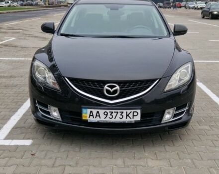 Черный Мазда 6, объемом двигателя 2 л и пробегом 142 тыс. км за 8100 $, фото 1 на Automoto.ua