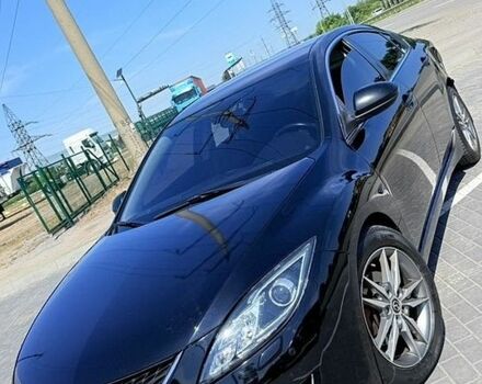 Черный Мазда 6, объемом двигателя 2 л и пробегом 266 тыс. км за 3950 $, фото 1 на Automoto.ua