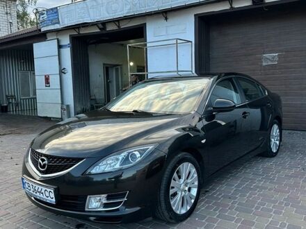 Черный Мазда 6, объемом двигателя 1.8 л и пробегом 193 тыс. км за 7700 $, фото 1 на Automoto.ua