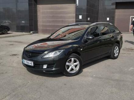 Черный Мазда 6, объемом двигателя 2 л и пробегом 286 тыс. км за 6100 $, фото 1 на Automoto.ua