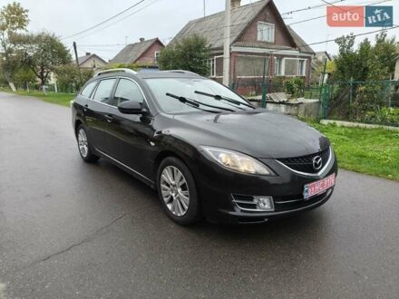 Чорний Мазда 6, об'ємом двигуна 2 л та пробігом 280 тис. км за 7400 $, фото 1 на Automoto.ua