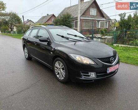 Черный Мазда 6, объемом двигателя 2 л и пробегом 280 тыс. км за 7400 $, фото 1 на Automoto.ua