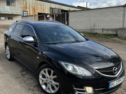 Чорний Мазда 6, об'ємом двигуна 2 л та пробігом 245 тис. км за 6999 $, фото 1 на Automoto.ua