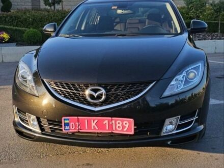Черный Мазда 6, объемом двигателя 2 л и пробегом 193 тыс. км за 7700 $, фото 1 на Automoto.ua