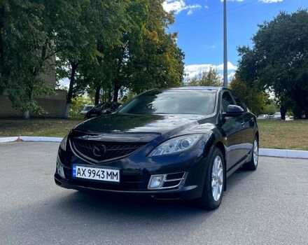 Черный Мазда 6, объемом двигателя 2 л и пробегом 260 тыс. км за 6200 $, фото 1 на Automoto.ua