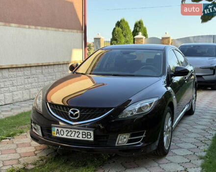 Черный Мазда 6, объемом двигателя 2 л и пробегом 120 тыс. км за 7200 $, фото 1 на Automoto.ua