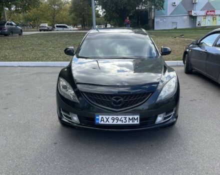 Черный Мазда 6, объемом двигателя 2 л и пробегом 263 тыс. км за 6500 $, фото 1 на Automoto.ua