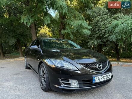 Черный Мазда 6, объемом двигателя 2 л и пробегом 268 тыс. км за 6300 $, фото 1 на Automoto.ua