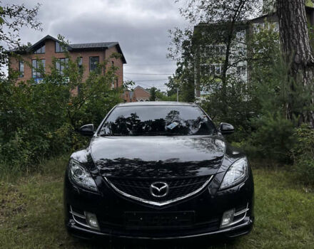 Черный Мазда 6, объемом двигателя 2 л и пробегом 256 тыс. км за 5200 $, фото 1 на Automoto.ua