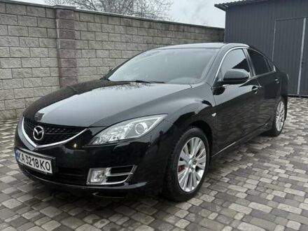 Черный Мазда 6, объемом двигателя 2 л и пробегом 280 тыс. км за 6500 $, фото 1 на Automoto.ua
