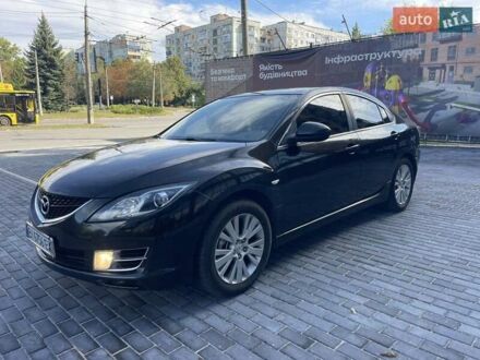 Черный Мазда 6, объемом двигателя 2 л и пробегом 265 тыс. км за 5700 $, фото 1 на Automoto.ua