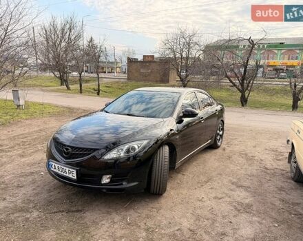 Черный Мазда 6, объемом двигателя 2.49 л и пробегом 215 тыс. км за 8200 $, фото 1 на Automoto.ua