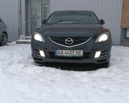 Черный Мазда 6, объемом двигателя 2 л и пробегом 210 тыс. км за 7900 $, фото 1 на Automoto.ua