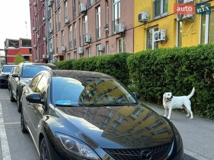 Черный Мазда 6, объемом двигателя 2 л и пробегом 302 тыс. км за 6300 $, фото 1 на Automoto.ua