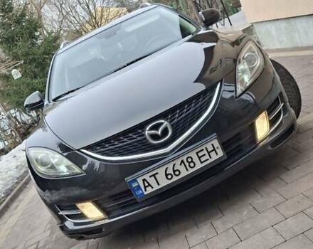 Черный Мазда 6, объемом двигателя 2 л и пробегом 237 тыс. км за 5499 $, фото 1 на Automoto.ua