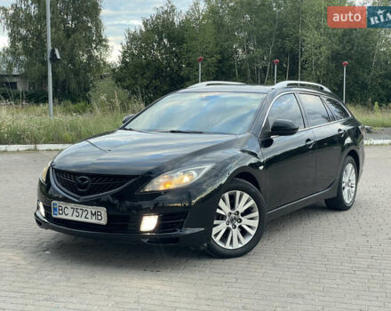 Черный Мазда 6, объемом двигателя 2 л и пробегом 343 тыс. км за 5600 $, фото 1 на Automoto.ua