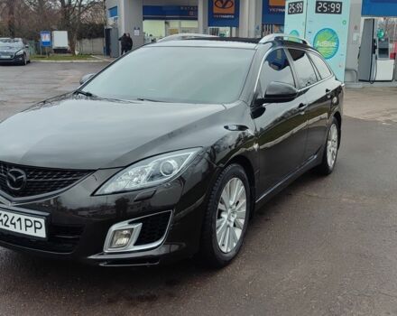 Черный Мазда 6, объемом двигателя 1.8 л и пробегом 250 тыс. км за 6700 $, фото 1 на Automoto.ua