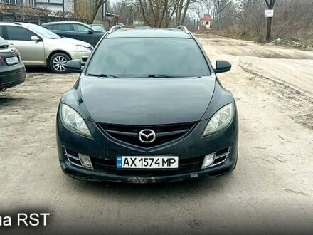Черный Мазда 6, объемом двигателя 2 л и пробегом 270 тыс. км за 5500 $, фото 1 на Automoto.ua