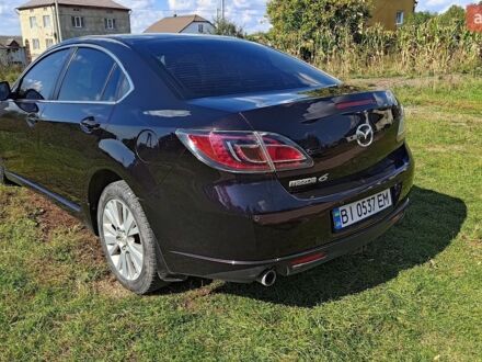 Черный Мазда 6, объемом двигателя 2 л и пробегом 195 тыс. км за 6100 $, фото 1 на Automoto.ua