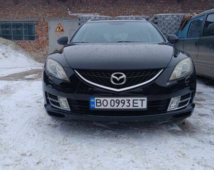 Черный Мазда 6, объемом двигателя 2 л и пробегом 276 тыс. км за 7000 $, фото 1 на Automoto.ua