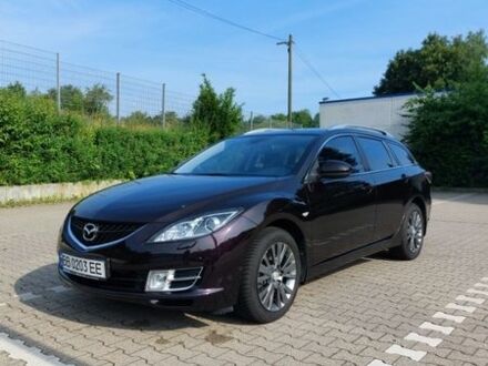 Чорний Мазда 6, об'ємом двигуна 2 л та пробігом 122 тис. км за 9900 $, фото 1 на Automoto.ua