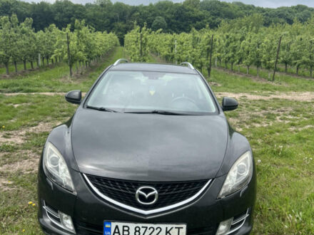 Черный Мазда 6, объемом двигателя 2 л и пробегом 287 тыс. км за 7800 $, фото 1 на Automoto.ua