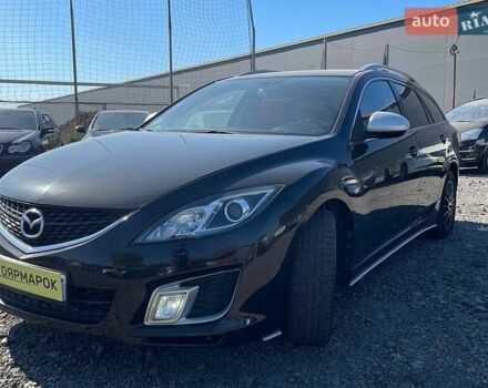Черный Мазда 6, объемом двигателя 2 л и пробегом 362 тыс. км за 5890 $, фото 1 на Automoto.ua