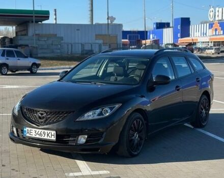 Черный Мазда 6, объемом двигателя 2 л и пробегом 335 тыс. км за 6100 $, фото 1 на Automoto.ua