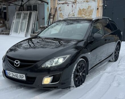 Черный Мазда 6, объемом двигателя 2.2 л и пробегом 225 тыс. км за 6300 $, фото 1 на Automoto.ua